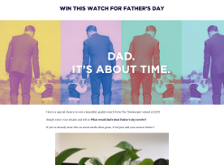 Win a watch from The Timekeeper