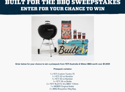 Win a Weber Original Kettle BBQ & Yeti Prize Pack