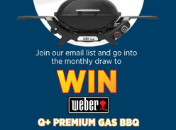 Win a Weber Q+ Premium Gas BBQ