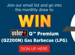 Win a Weber Q Premium Gas BBQ