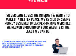 Win a website for your business, valued at $4,995!