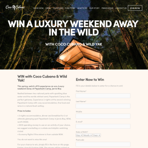 WIN a weekend away at eco-luxury resort Paperbark Camp, Jervis Bay