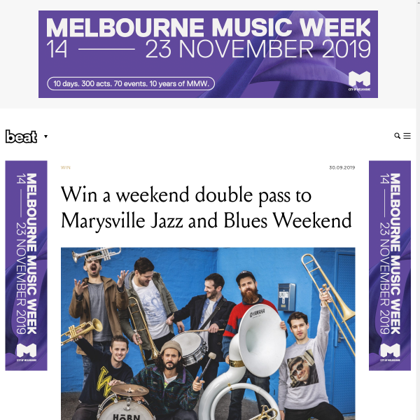 Win a Weekend Double Pass to Marysville Jazz and Blues Weekend