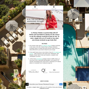Win a Weekend Escape Package for 2