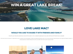 Win a weekend getaway for 4 at Lake Macquarie!