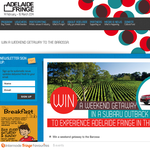Win a weekend getaway in a Suburu Outback to experience Adelaide Fringe in the Barossa! - Adelaide Fringe