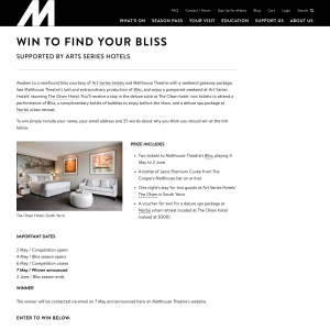 Win a Weekend Getway Package