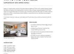 Win a Weekend Getway Package