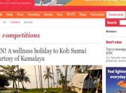 Win a wellness holiday to Koh Samui, Thailand