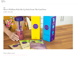 Win A Wellness Pick-Me-Up Pack From The Good Sort