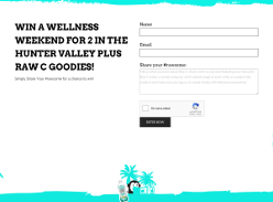 WIN A WELLNESS WEEKEND FOR 2 IN THE HUNTER VALLEY PLUS RAW C GOODIES!