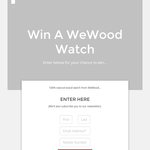 Win a WeWood Watch!