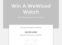 Win a WeWood Watch!