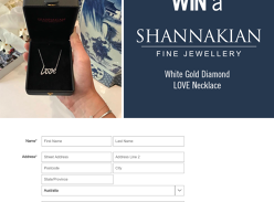 Win a White Gold Diamond LOVE Necklace from Shannakian Fine Jewellery