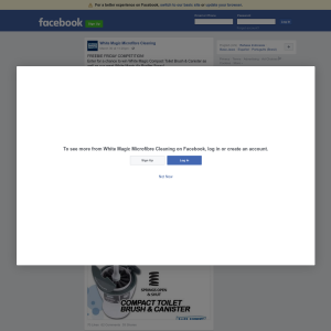 Win a 'White Magic' Compact Toilet Brush & Canister as well as a great 'White Magic' Air Purifier Spray! - White Magic Microfibre Cleaning