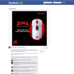 Win a White Zora Gaming Mouse