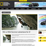 Win a 'Wild Survivor' adventure for 2!