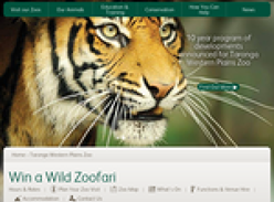 Win a wild zoo safari!