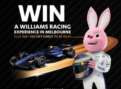 Win a Williams Racing Experience in Melbourne