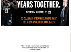 Win a Wilson Solution Game  Basketball