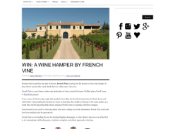 Win a Wine Hamper by French Vine