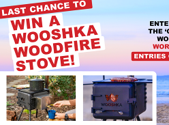 Win a Wooshka Woodfire Stove
