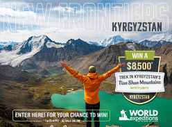 Win a World Expedition Trekking Trip to Kyrgyzstan & the Tian Shan Mountains