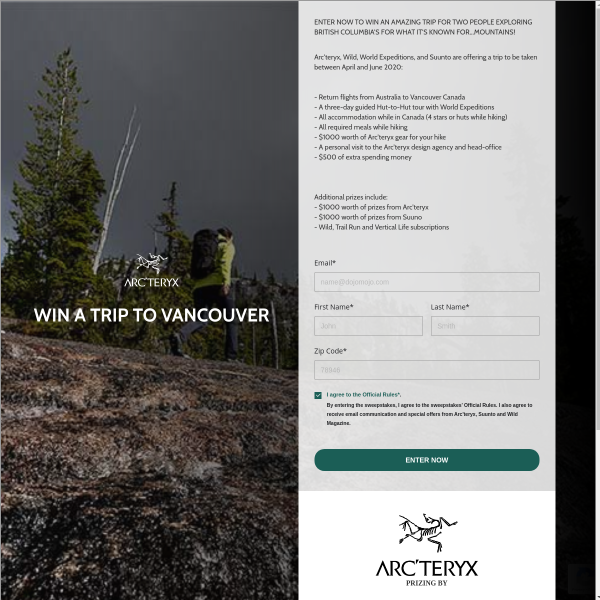 Win a World Expeditions Tour Experience in Vancouver for 2