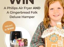 Win a XXL Philips Air Fryer and a Deluxe Gingerbread Folk Hamper