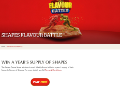 Win a Year of Arnott's Shapes