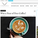 Win a year of FREE Coffee!
