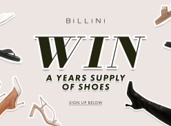 Win a Year's Supply of Billini Shoes