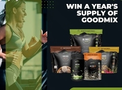 Win a year's supply of GoodMix products