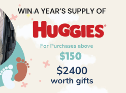 Win a Year's Supply of Huggies