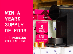 Win a Year's Supply of PODS + Morning POD Machine