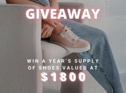 Win a Year's Supply of Shoes