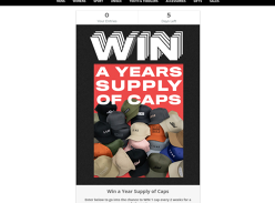 Win a Year's Supply of Caps