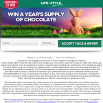 Win a Year's Supply of Chocolate