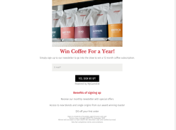 Win a Year's Supply of Coffee