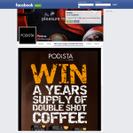 Win a year's supply of DOUBLE SHOT coffee pods! - Podista