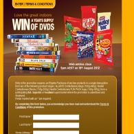 Win a year's supply of DVDs