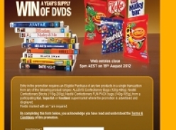 Win a year's supply of DVDs