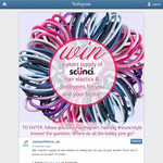 Win a year's supply of hair elastics & bobby pins!