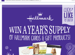 Win a year's supply of Hallmark cards & gift products!