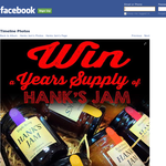 Win a year's supply of 'Hank's Jam'!