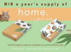 Win a Year's Supply of home by Foil Me