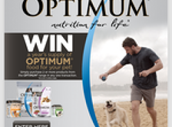 Win a year's supply of Optimum food for your pet!