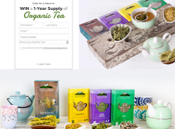 Win a Year's Supply of Organic Tea