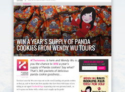 Win a year's supply of Panda cookies!