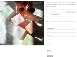 Win a Year's Supply of Peppermint Grove Candles Over